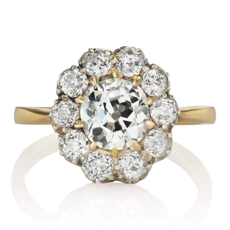 Vintage Cluster Engagement Ring | Victor Barboné