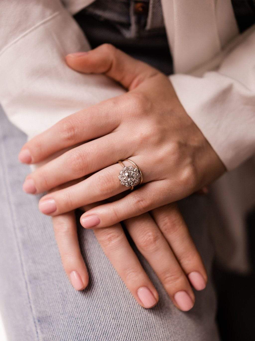 1.12ct old mine cut diamond