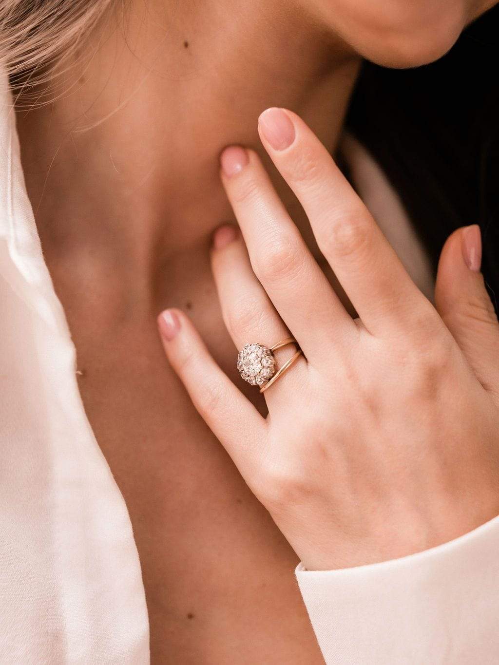 1.12ct old mine cut diamond