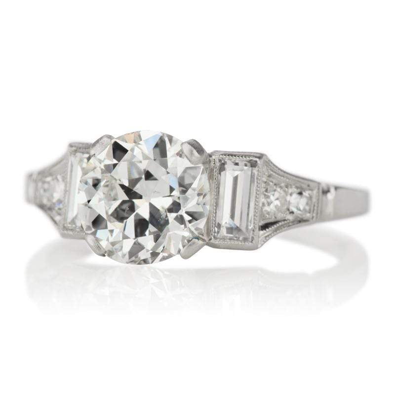 1.15ct old European cut diamond diamond engagement ring