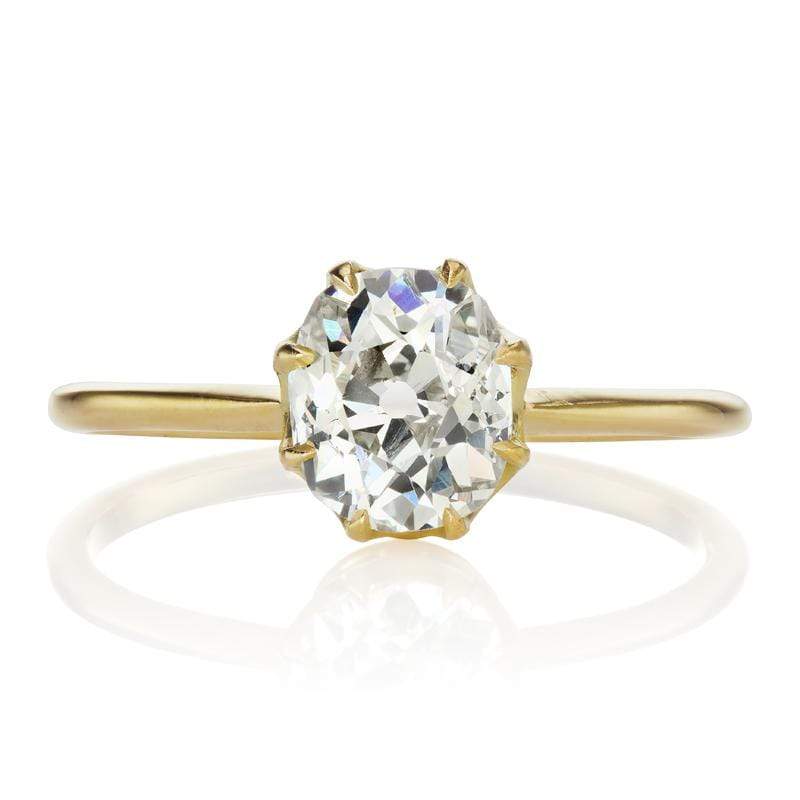 1.15 ct Diamond Tapered Solitaire Engagement Ring | Victor Barbone