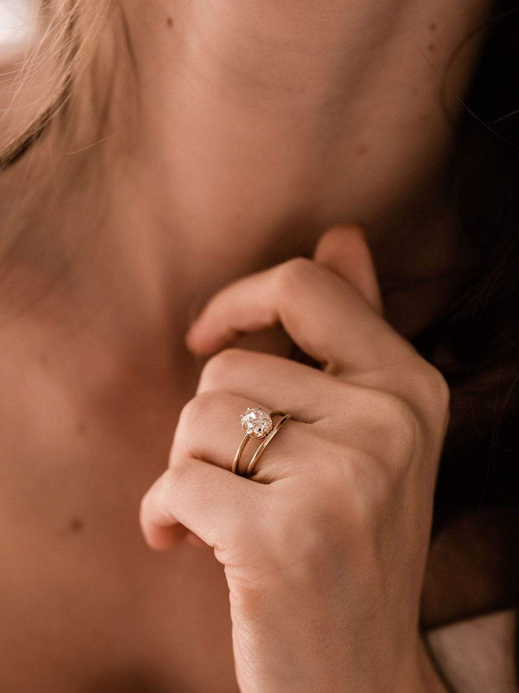 1.16ct old mine cut diamond