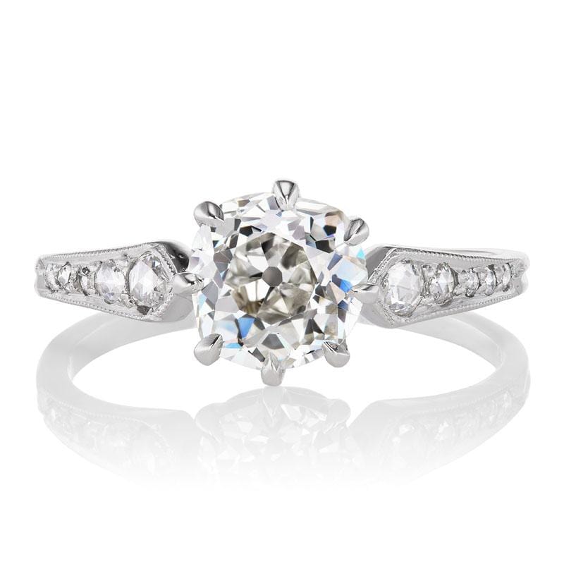 1.18 ct OEC Diamond in an 8 Prong Platinum Setting
