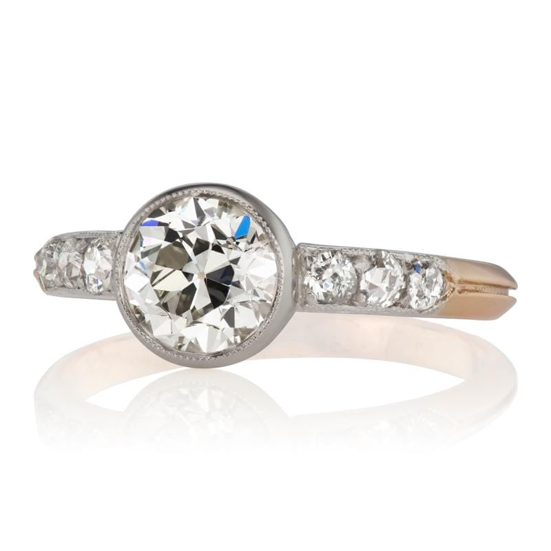 1.20ct old European cut diamond diamond engagement ring