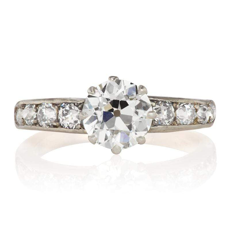 Antique Old European Cut Diamond Engagement Ring