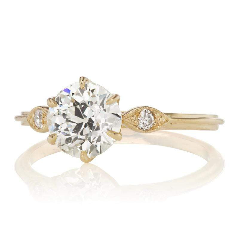 1.22ct Transitional cut diamond diamond engagement ring
