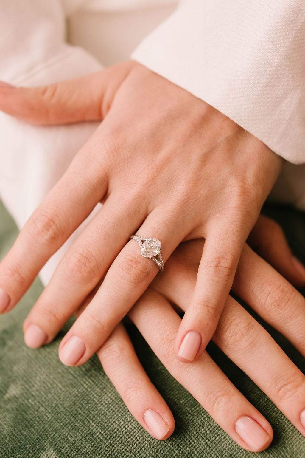 1.23ct antique Oval cut diamond