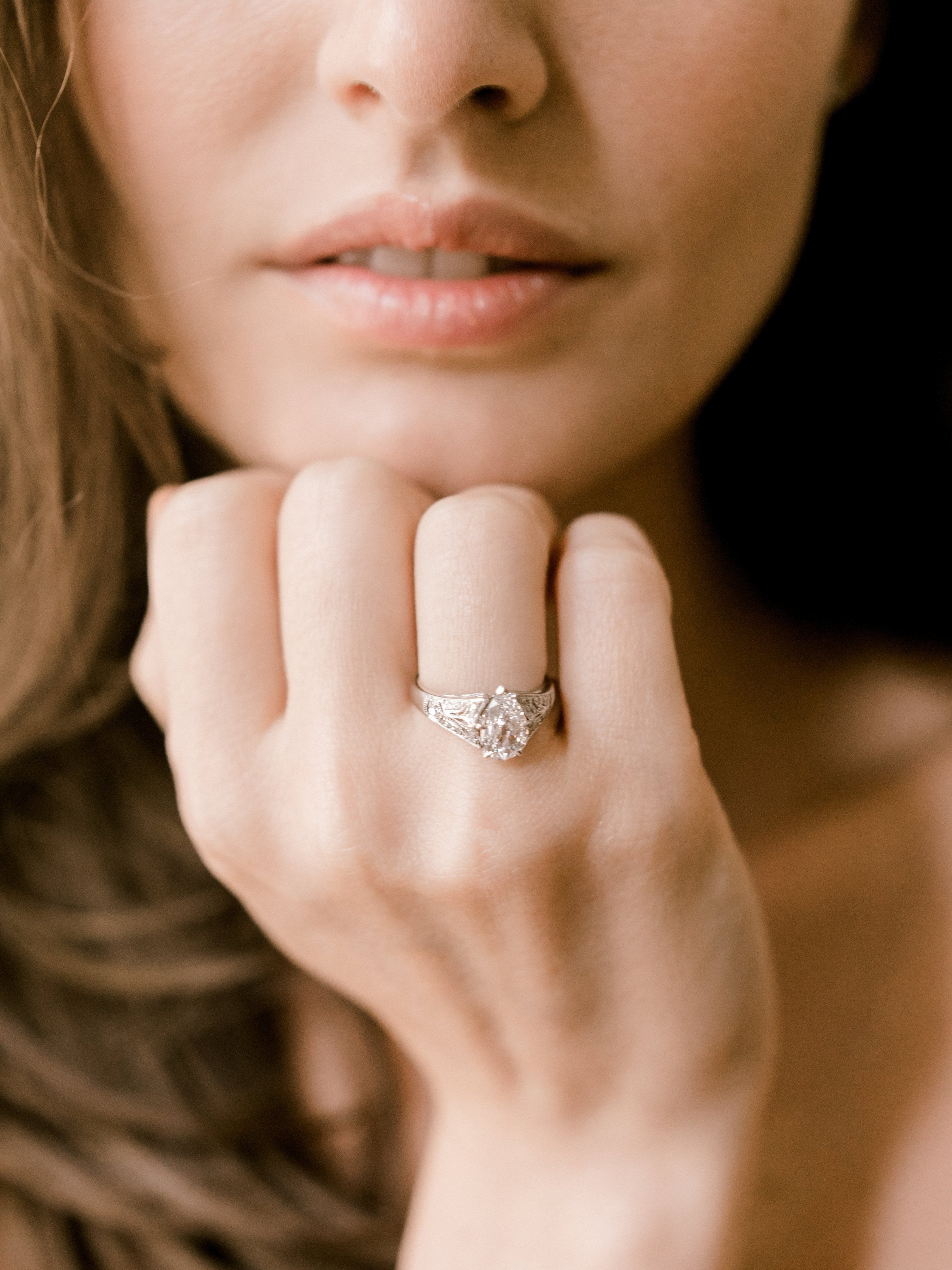 1.23ct Pear cut diamond