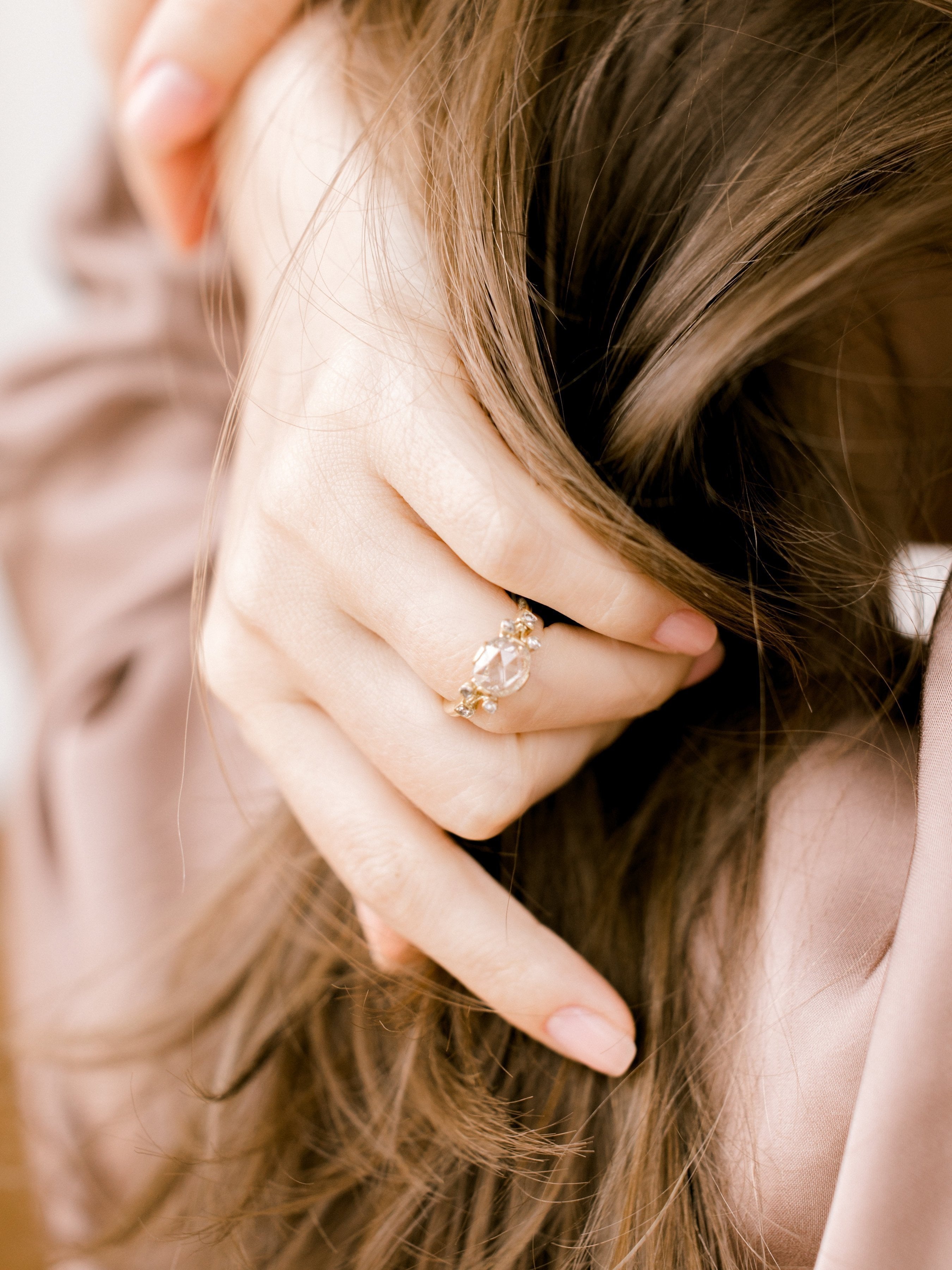 1.23ct Rose cut diamond