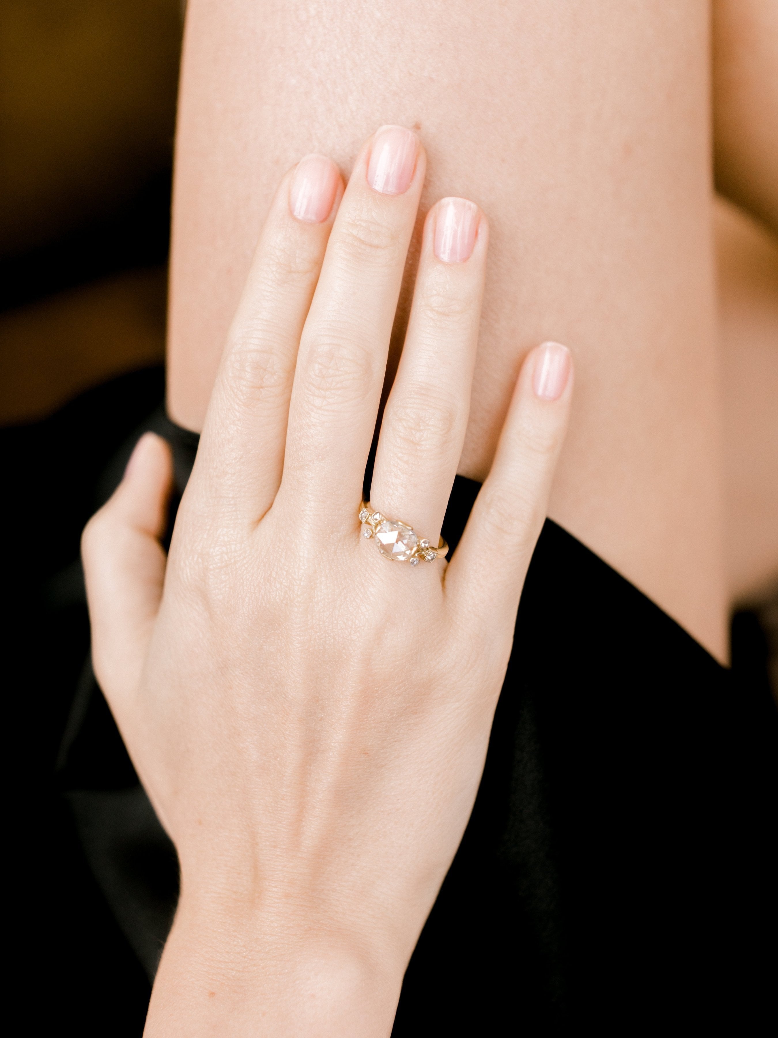 1.23ct Rose cut diamond