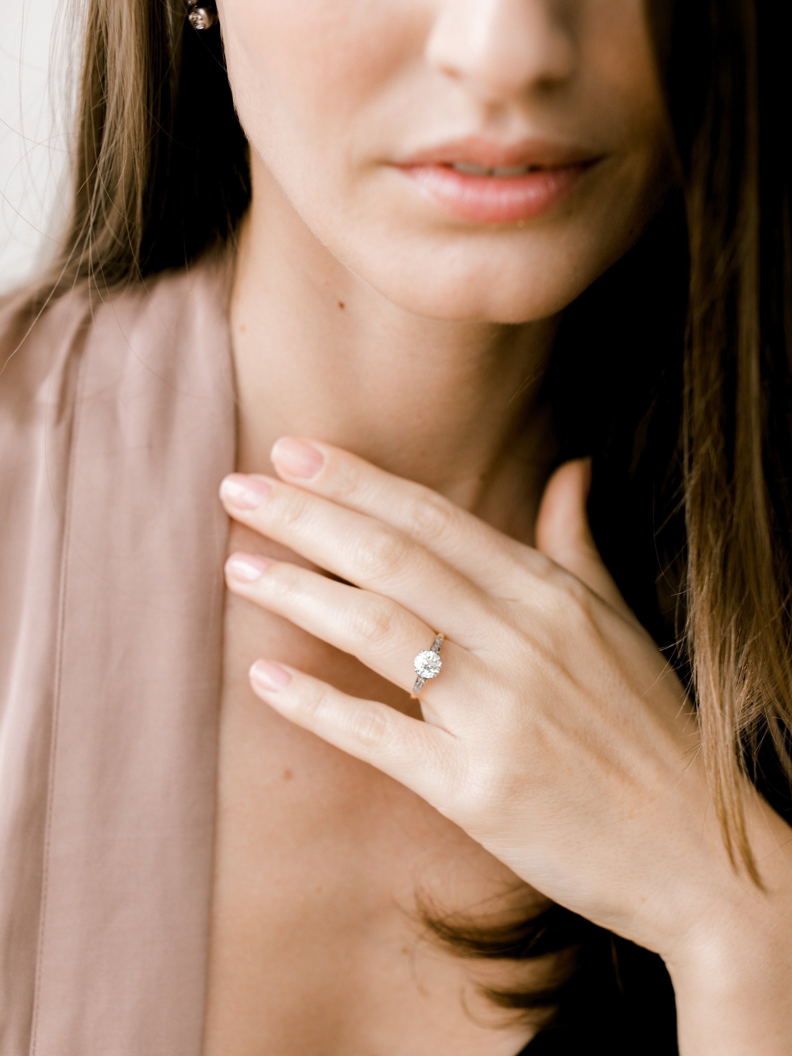 1.24ct old European cut diamond