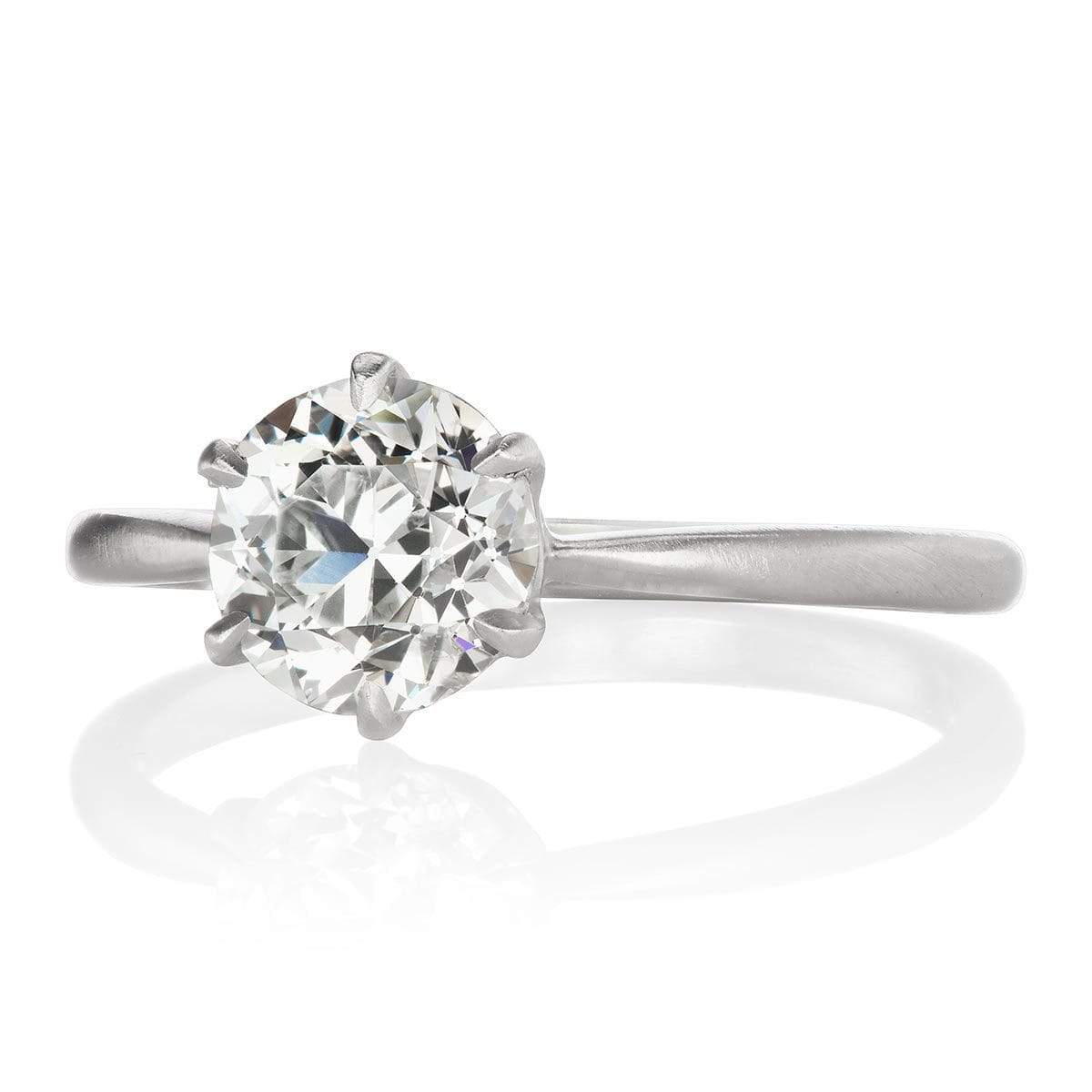 1.24ct old European cut diamond diamond engagement ring