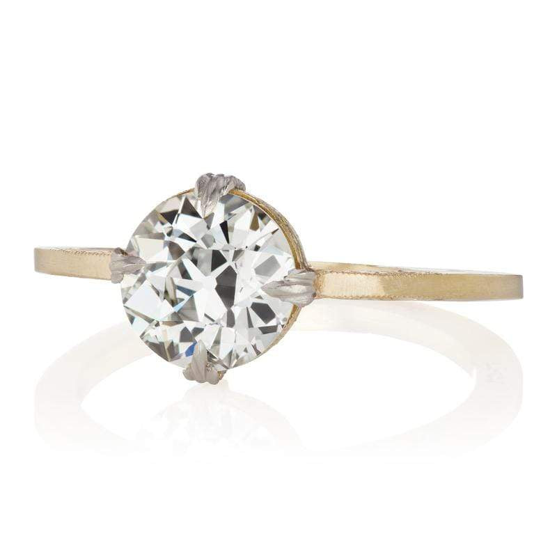 1.25ct old European cut diamond diamond engagement ring