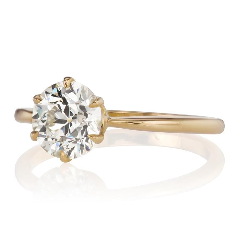 1.27ct old European cut diamond diamond engagement ring