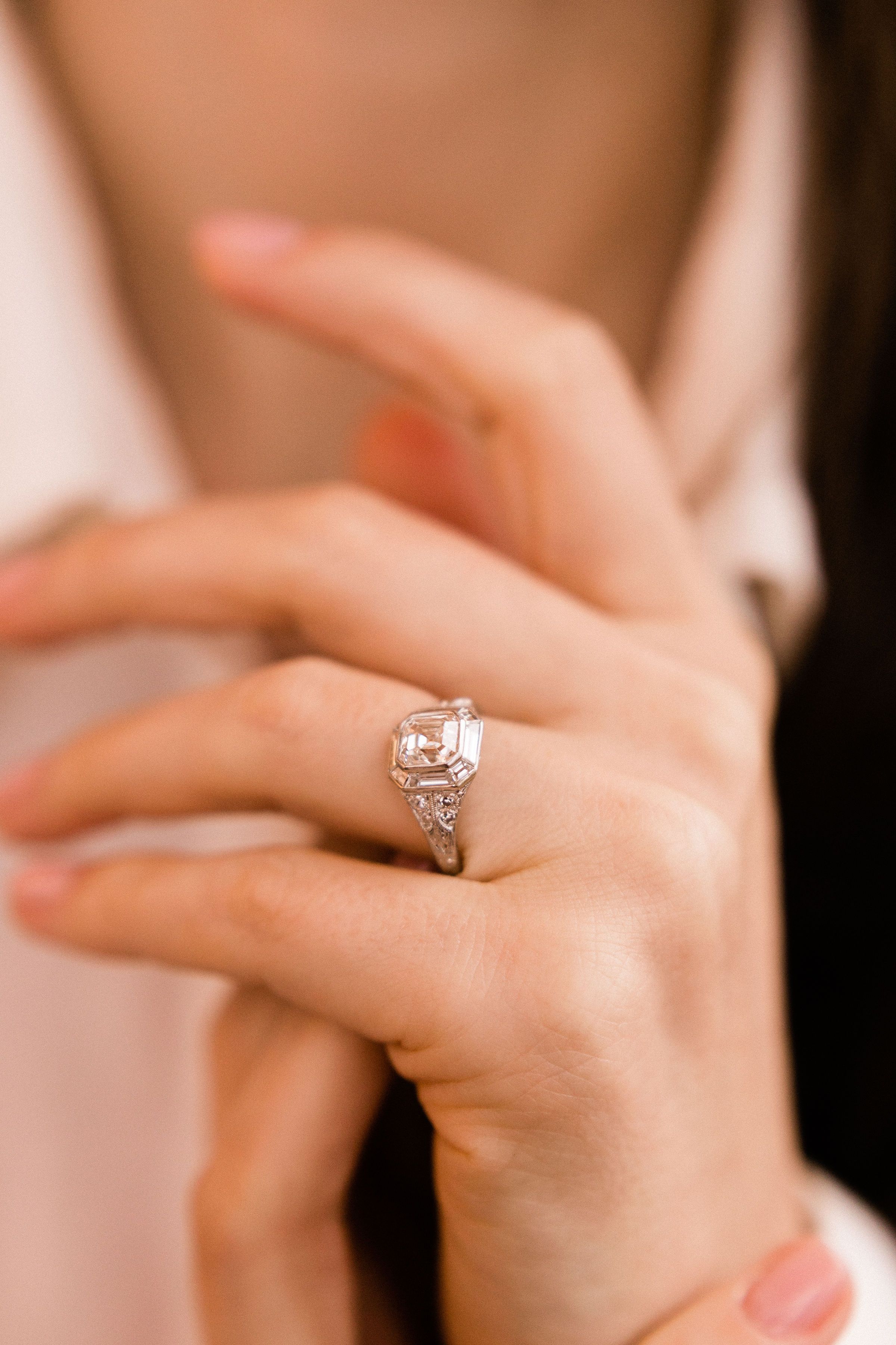 1.30ct Asscher Diamond