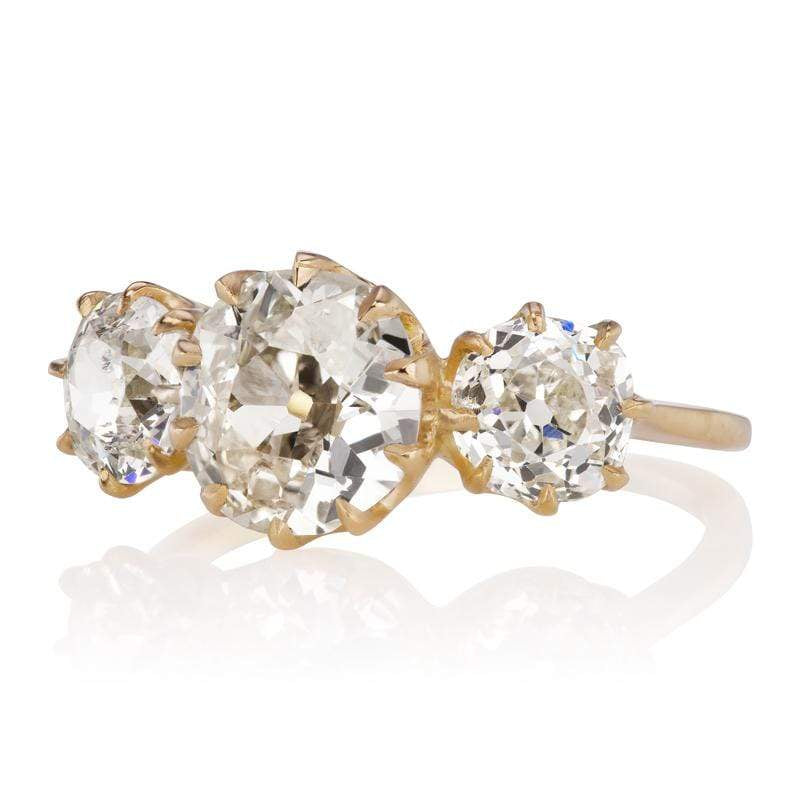 1.32ct old European cut diamond diamond engagement ring