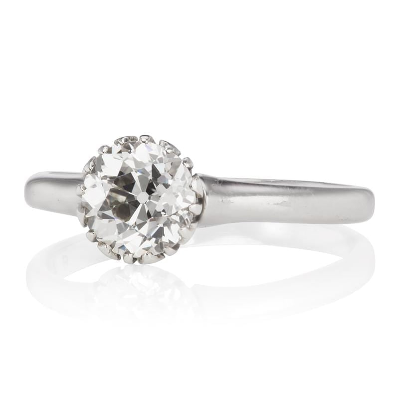 1.32ct old European diamond diamond engagement ring