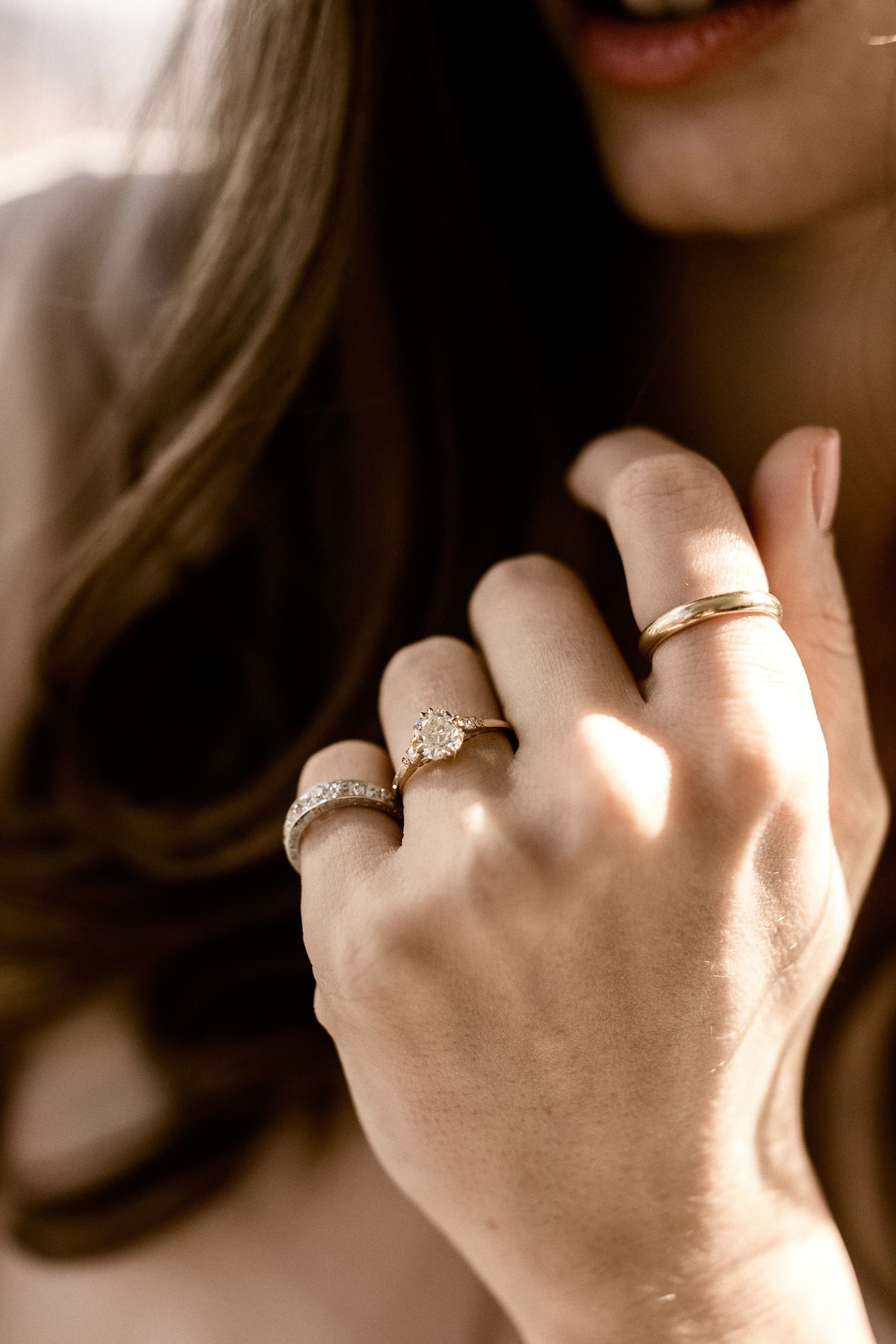 1.33ct old mine cut diamond