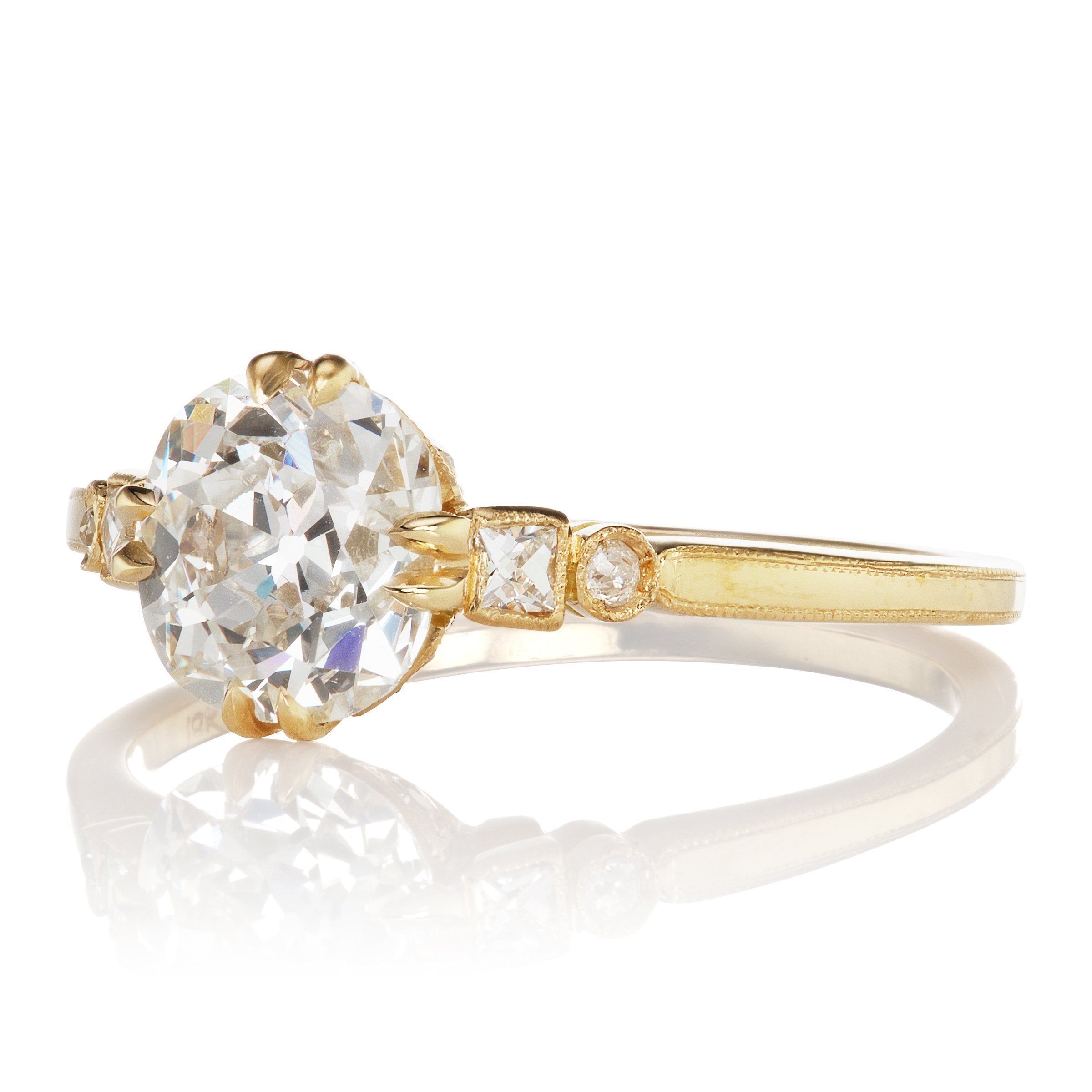 1.33ct old mine cut diamond