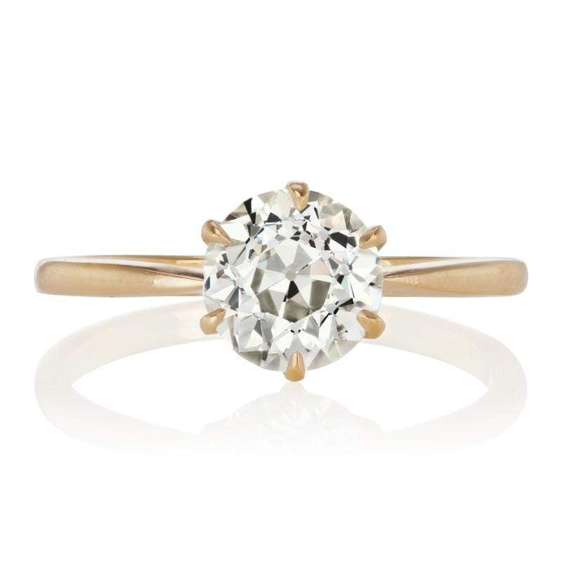 1.33 ct Transitional Cut Diamond Engagement Ring