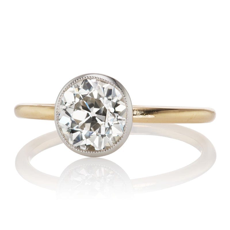 1.34ct old european cut diamond diamond engagement ring