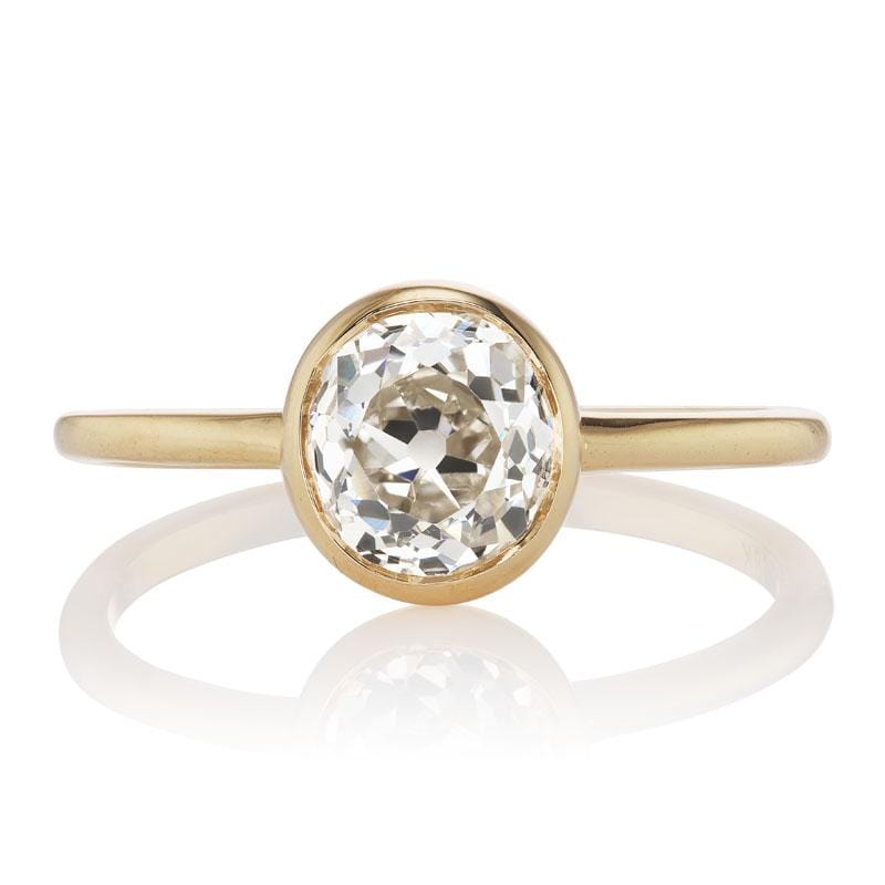 1.35 ct Diamond - 18 Karat Yellow Gold Setting