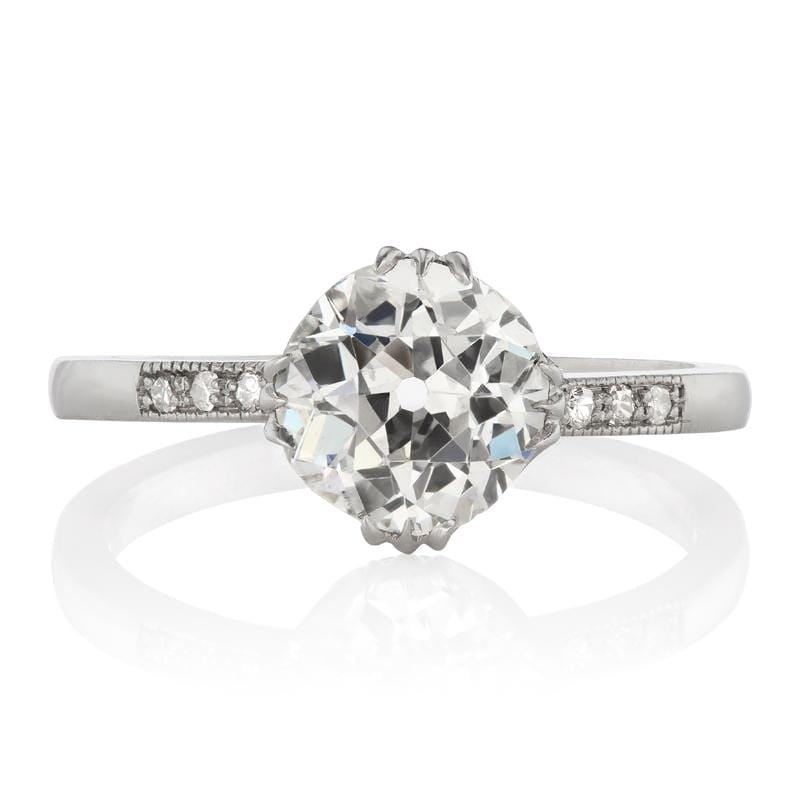 1920s Old European Cut Diamond Engagement Ring