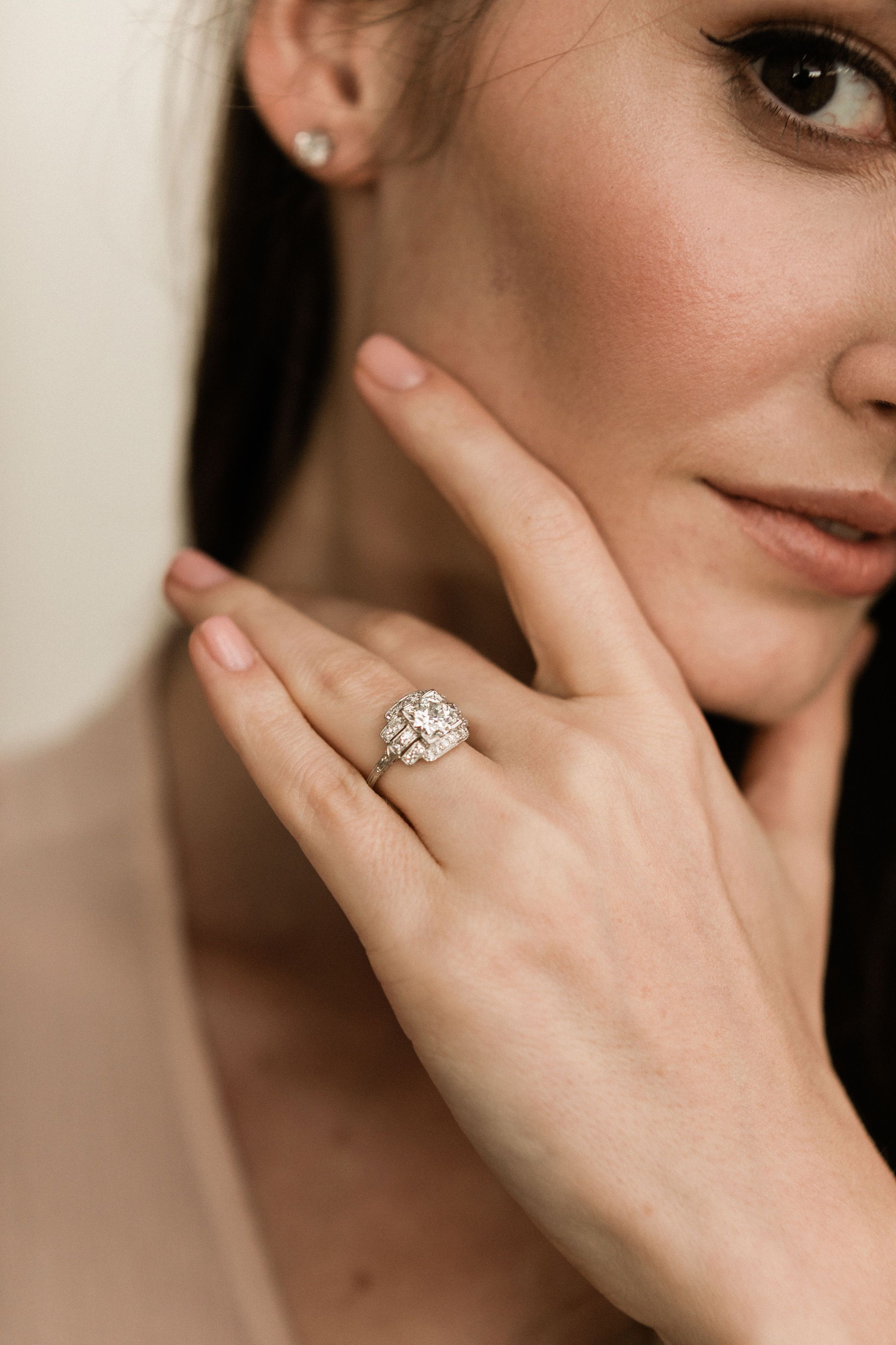 1.37ct transitional cut diamond