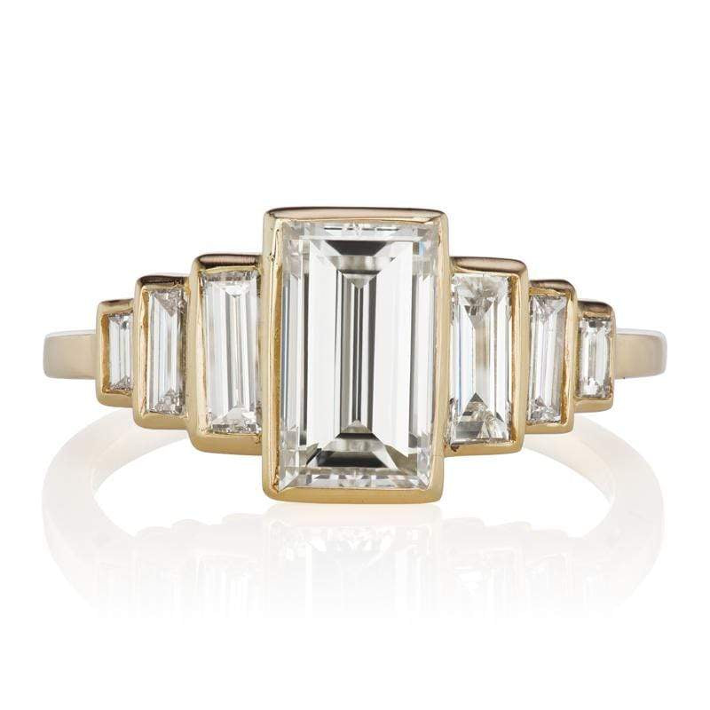 Art Deco Style Engagement Ring - Shop Now