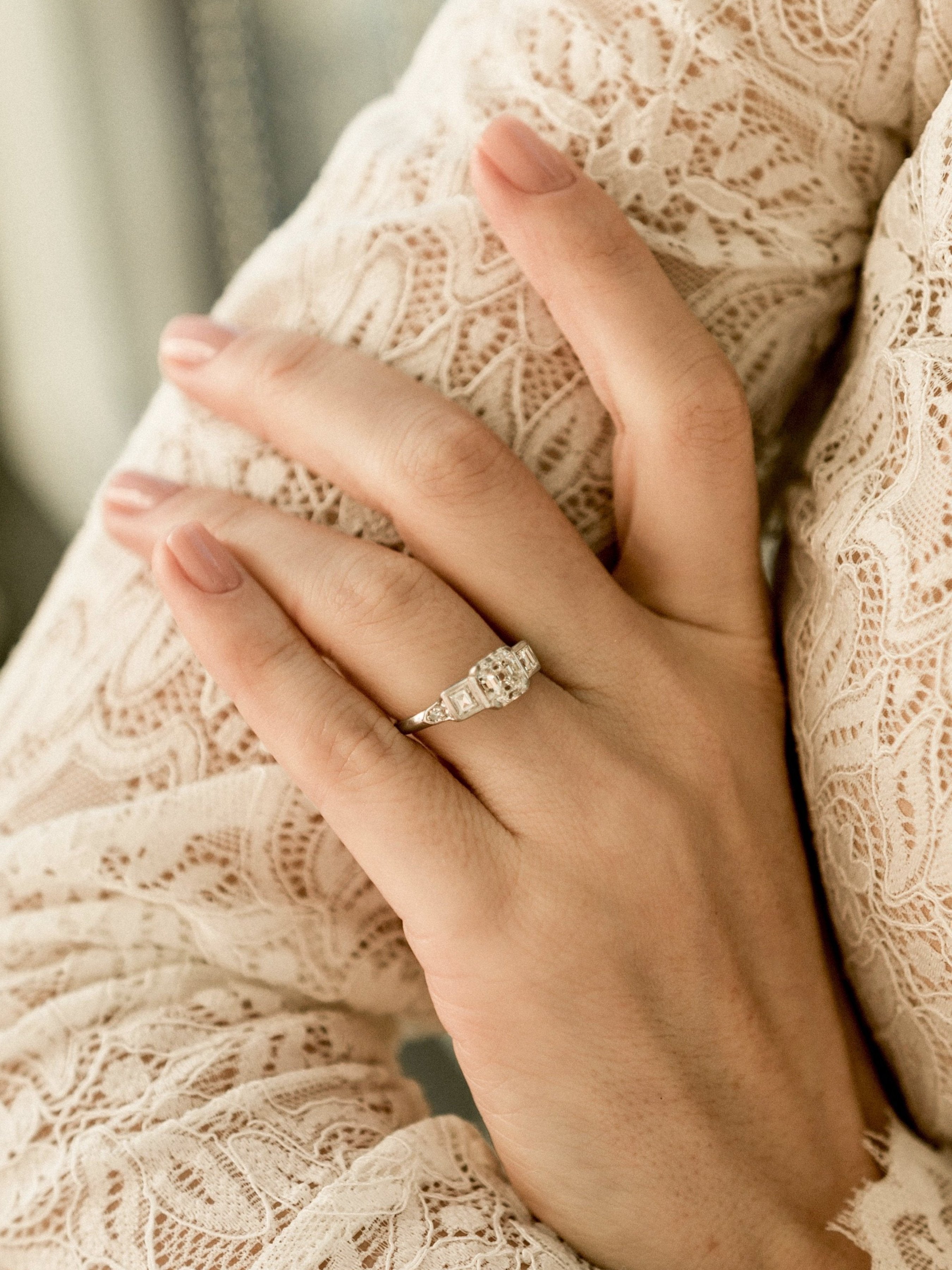 1.45ct Asscher cut diamond