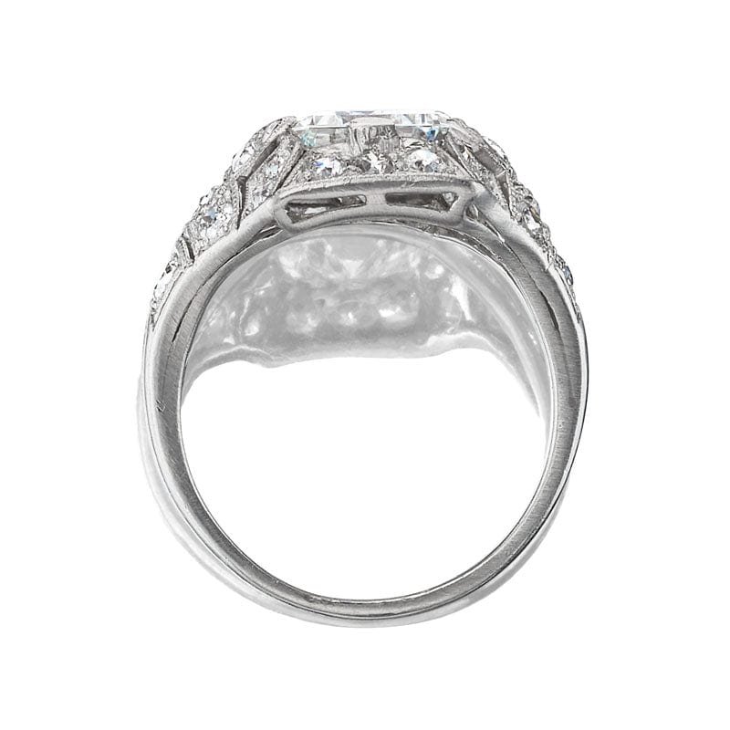 Emerald Cut Vintage Tiffany & Co Art Deco Ring