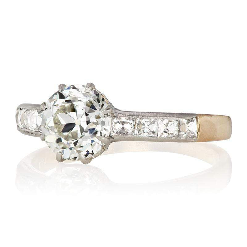 1.45ct old European cut diamond diamond engagement ring