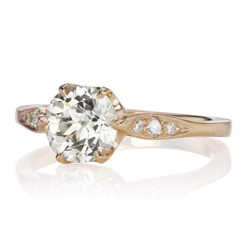 1.45ct old European cut diamond diamond engagement ring