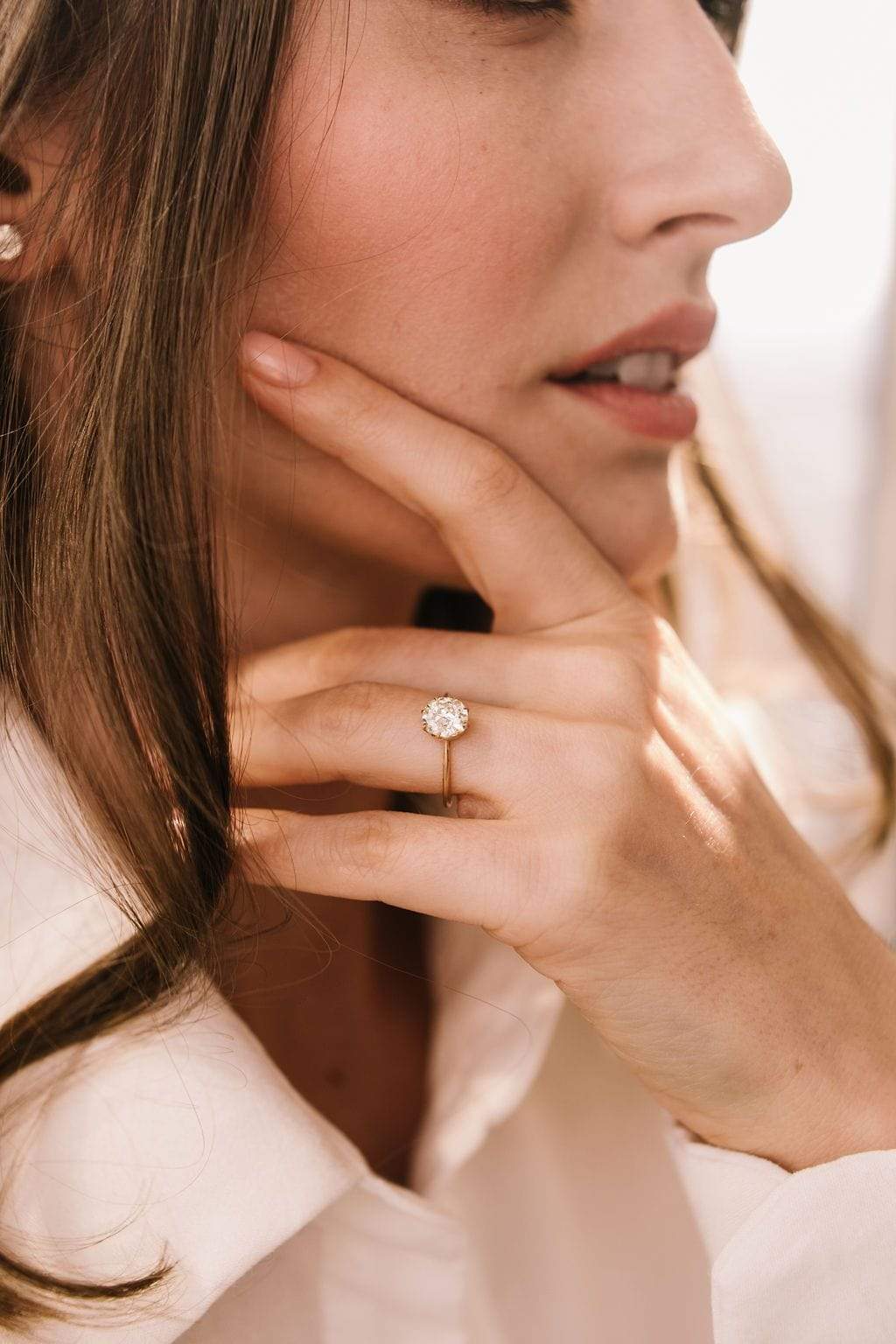 1.46ct old mine cut diamond