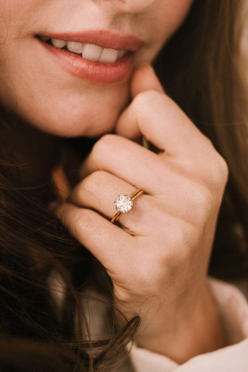 1.46ct old mine cut diamond