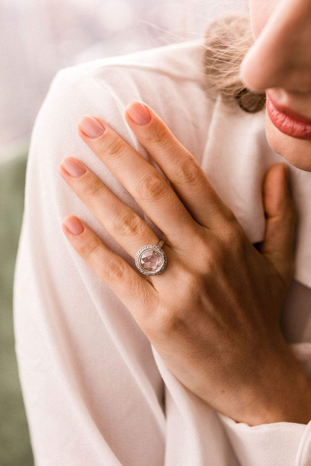 1.46ct rose cut diamond