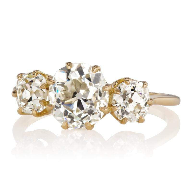 1.49ct old European cut diamond diamond engagement ring