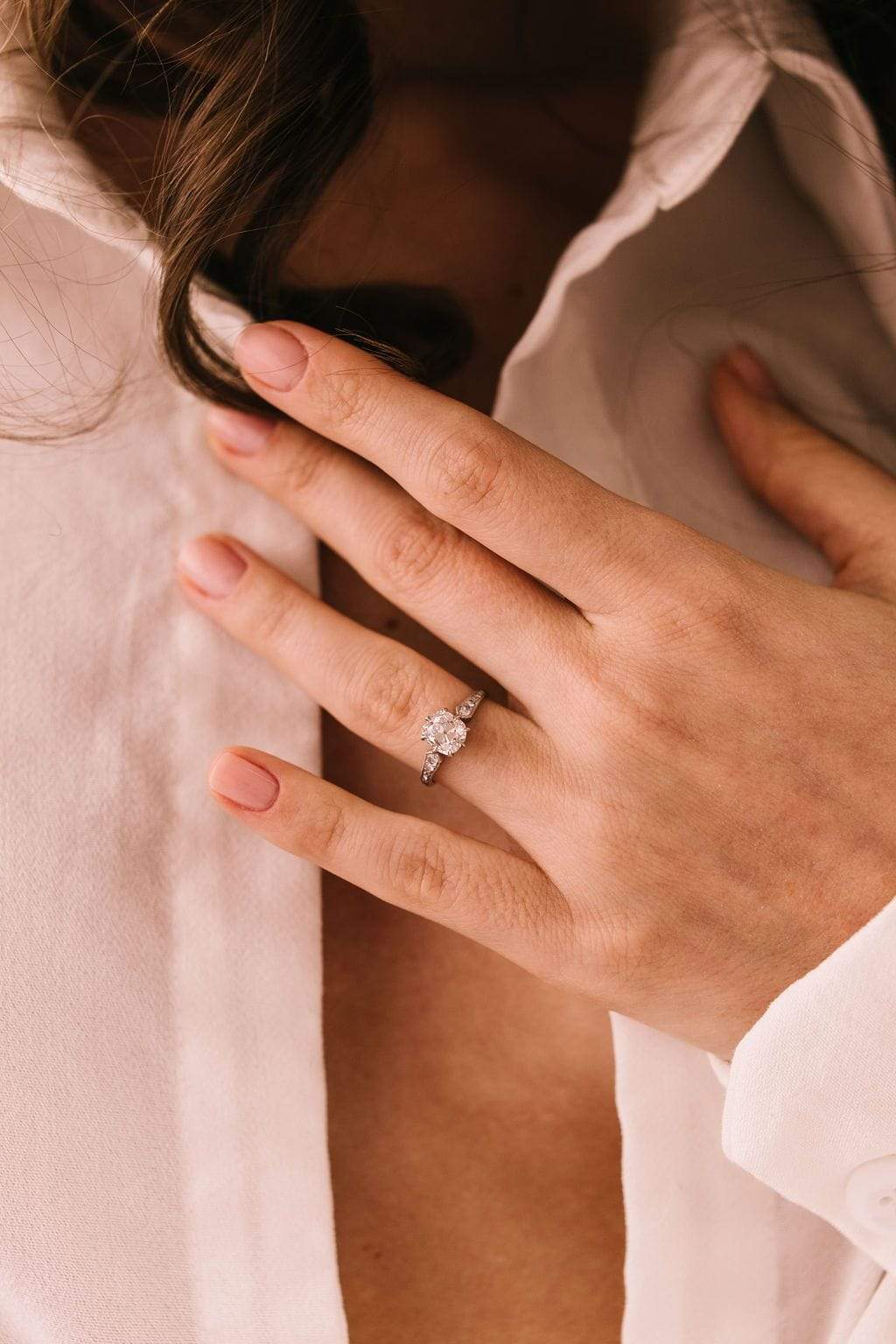 1.50ct old mine cut diamond