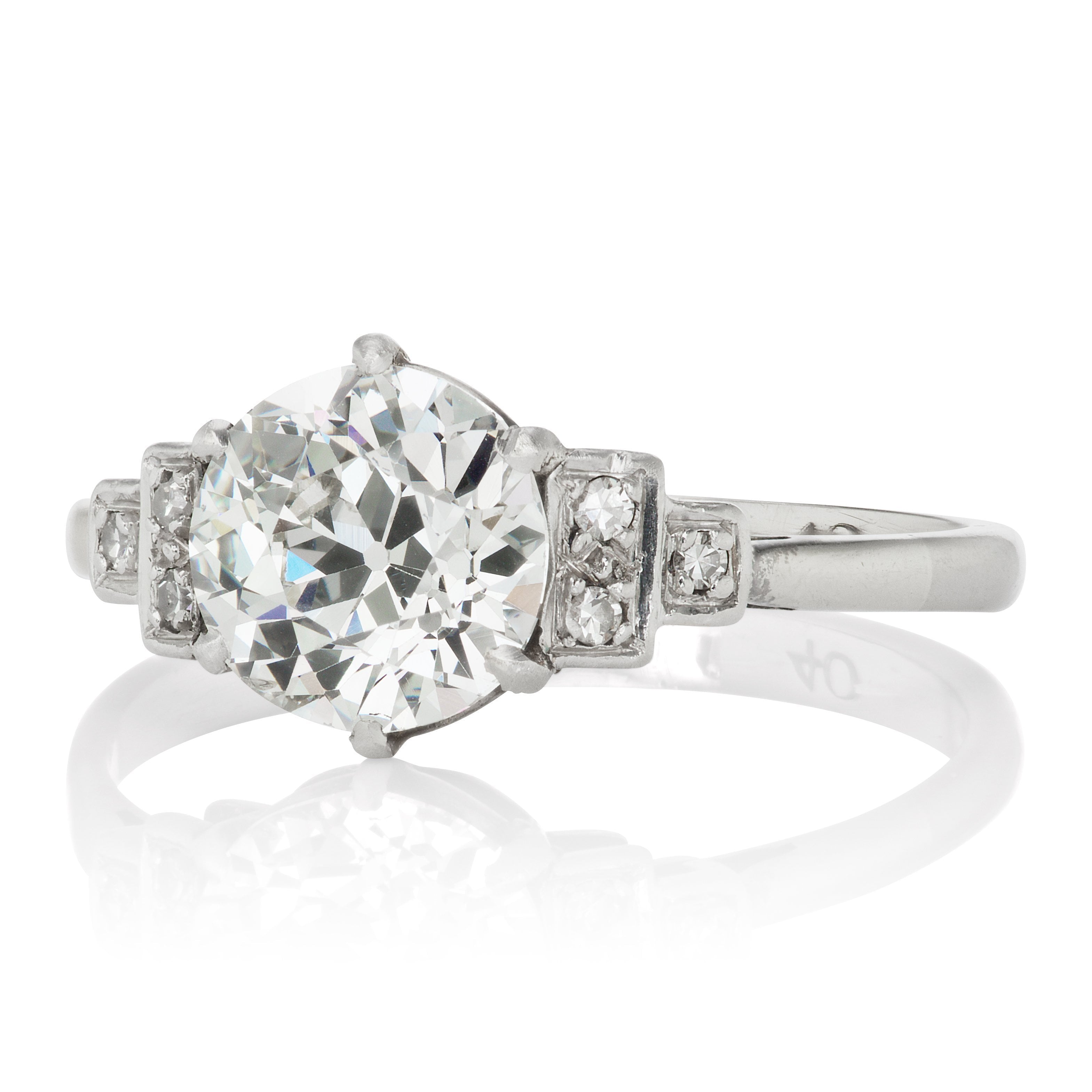 1.51 old european cut diamond