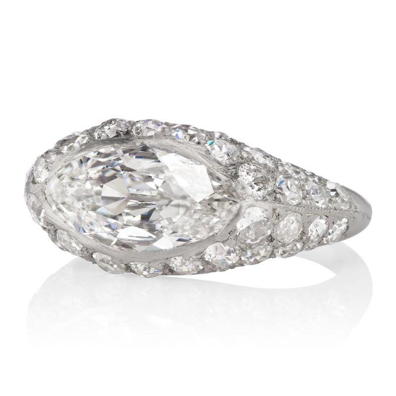 1.51ct Marquise cut diamond diamond