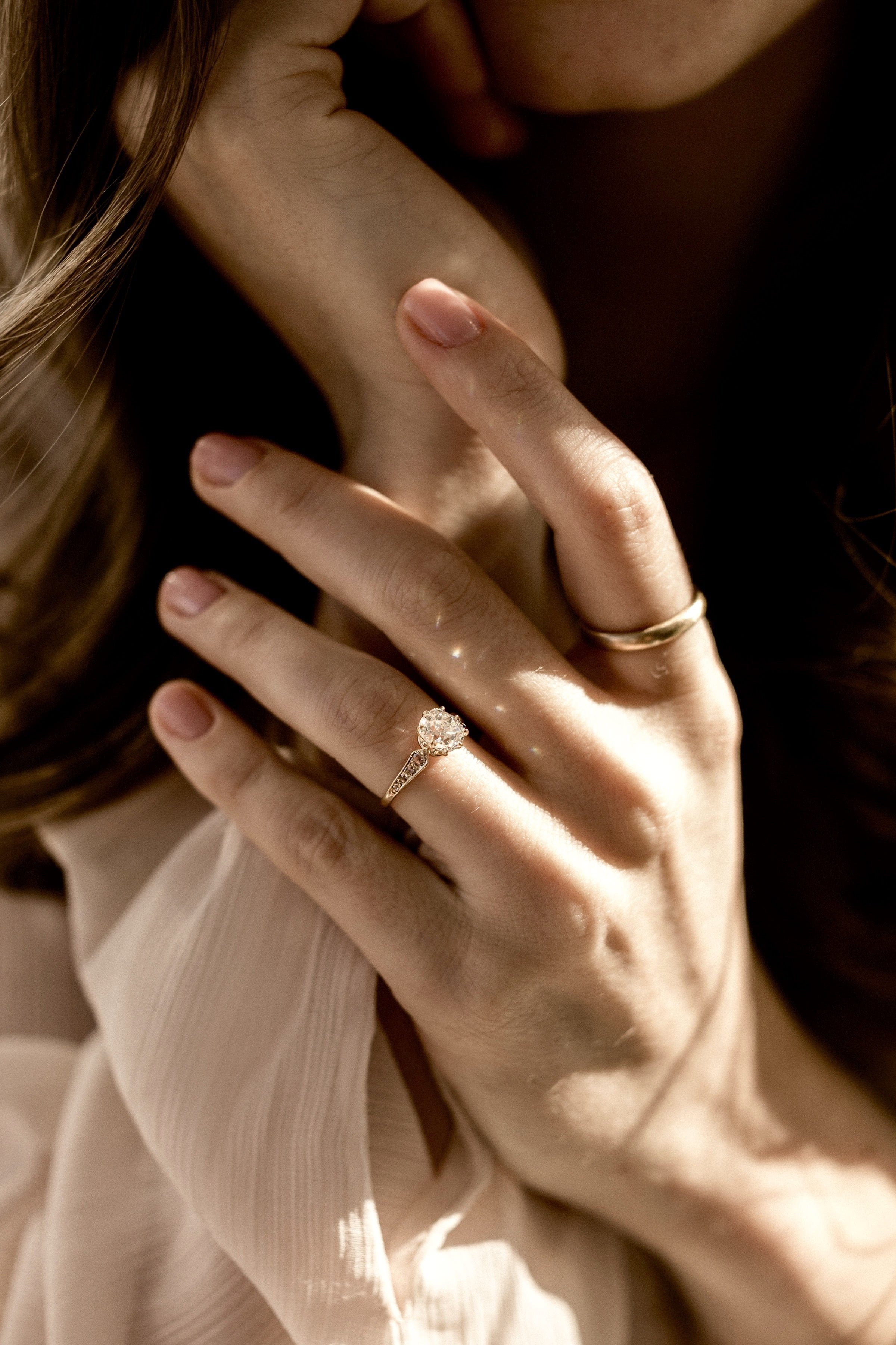 1.51ct old mine cut diamond