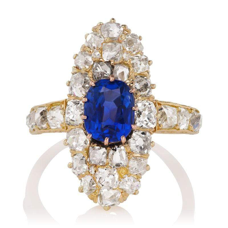 Edwardian Era Burmese Sapphire Ring