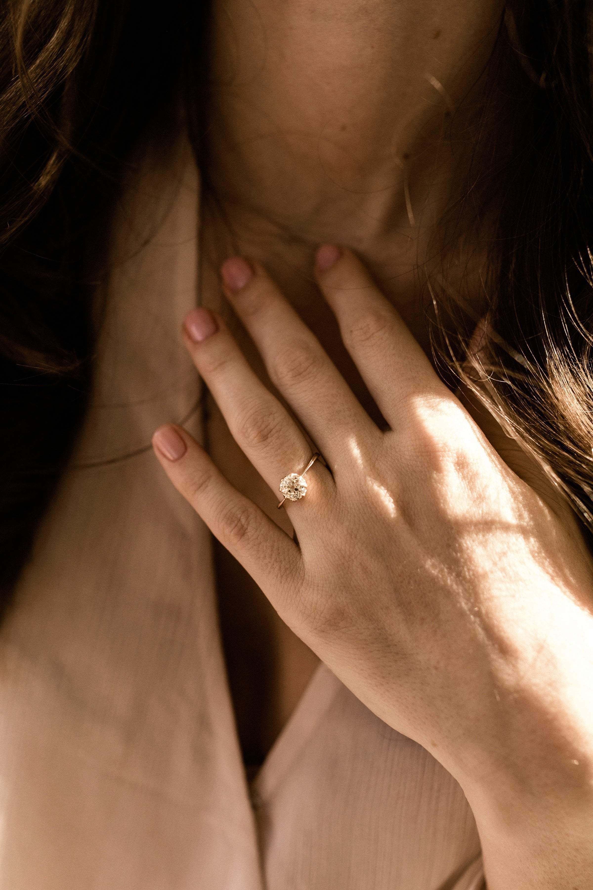 1.52ct old mine cut diamond