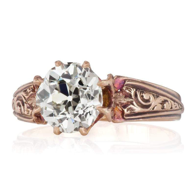 1.55ct old European cut diamond diamond engagement ring