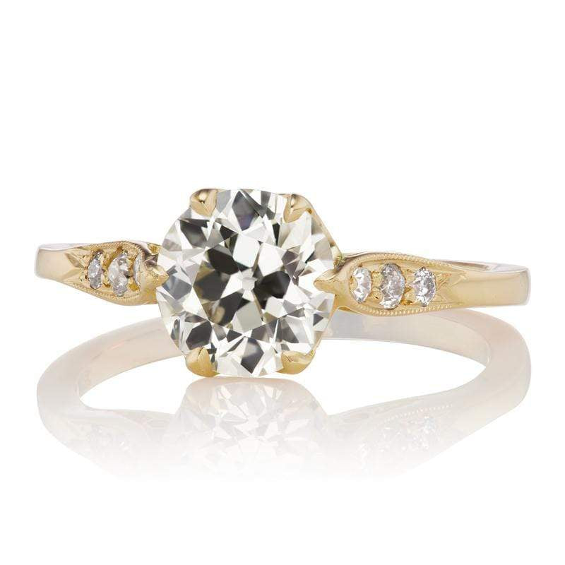 1.55ct old European cut diamond diamond engagement ring