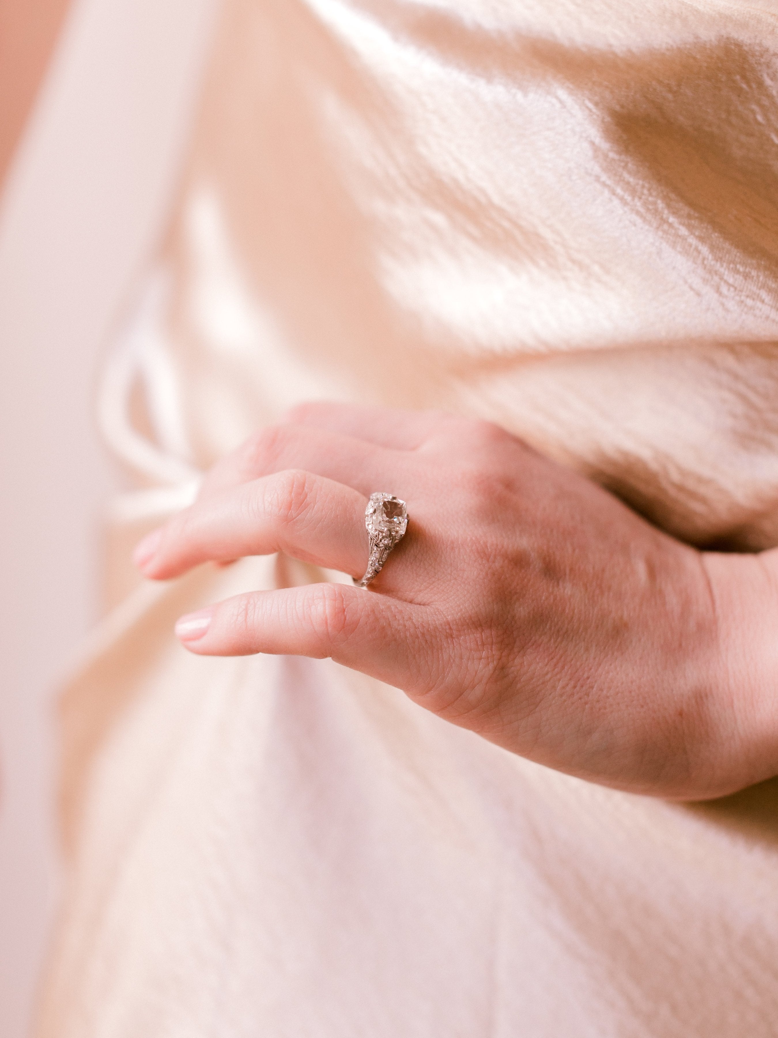 1.55ct old mine cut diamond