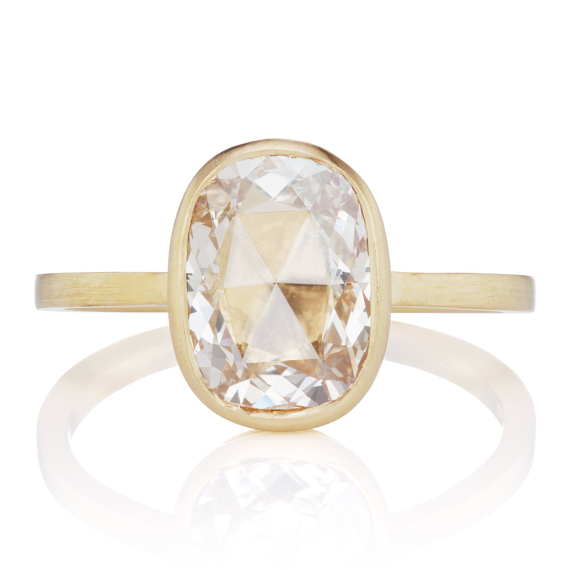 Cushion Diamond Solitaire Engagement Ring | Victor Barbone