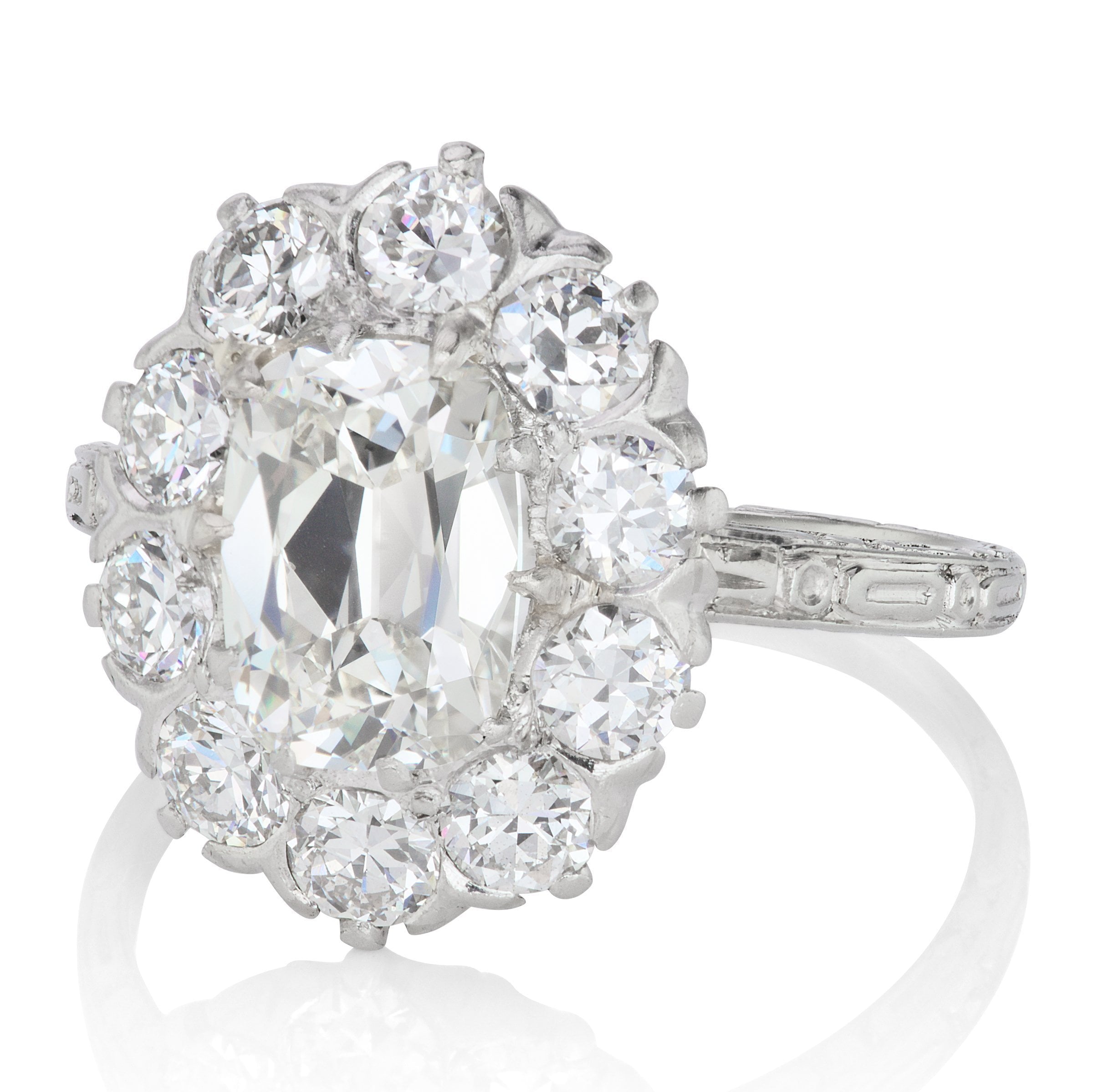 1.56ct antique cushion diamond