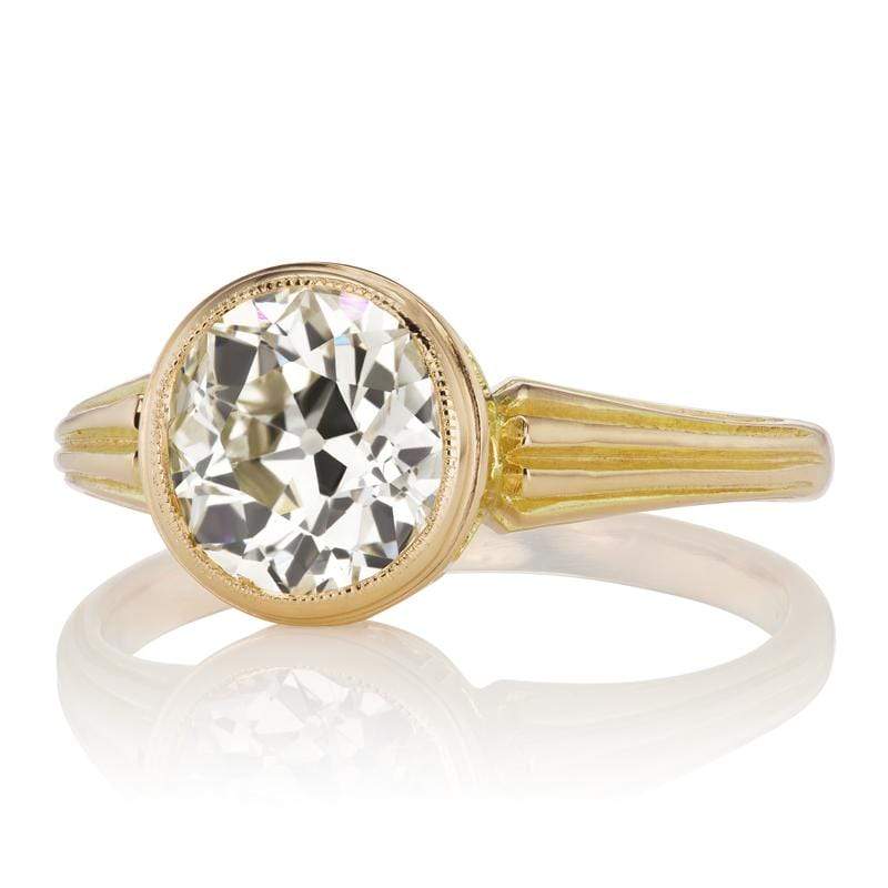 1.57ct old European cut diamond diamond engagement ring