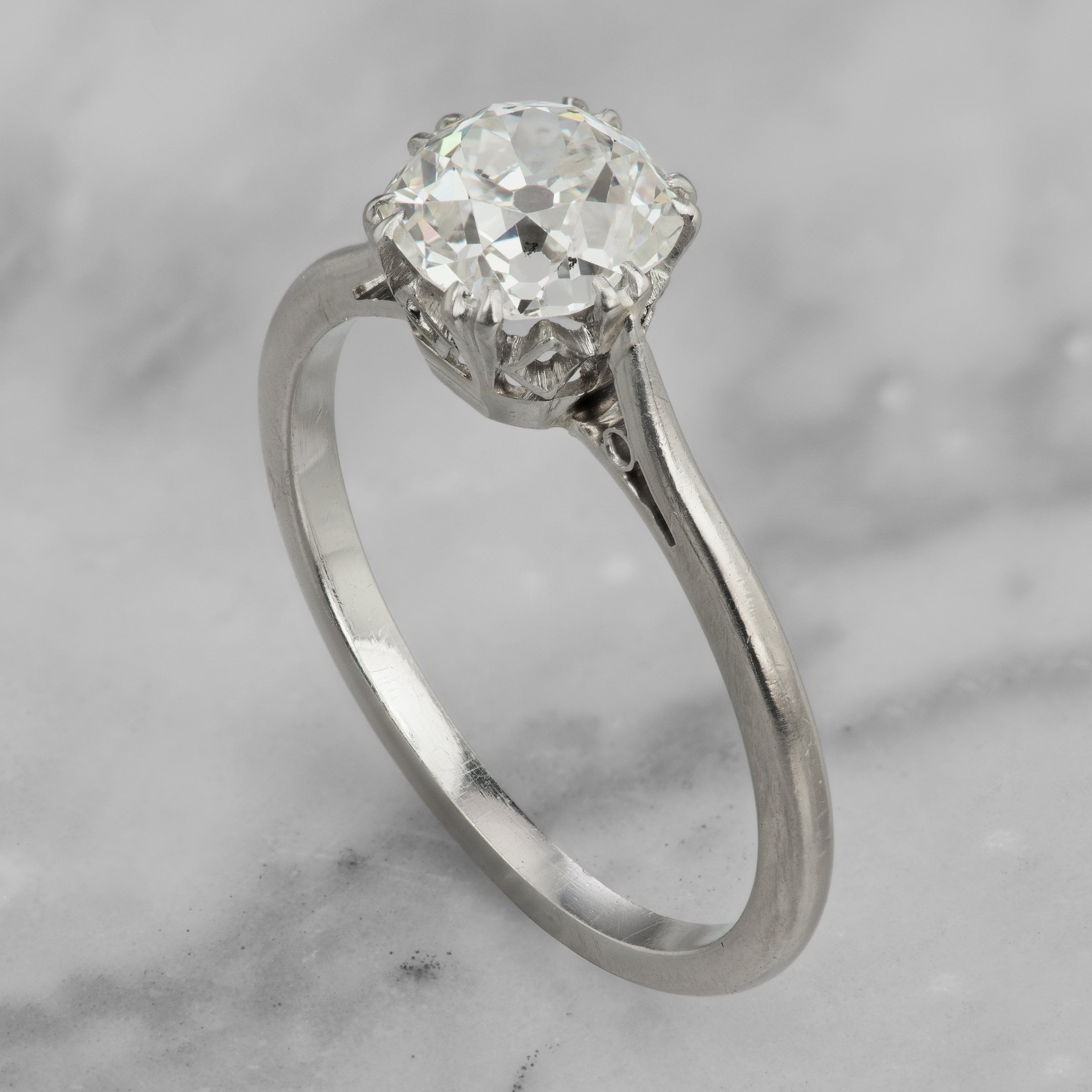 1.57ct old mine cut cushion